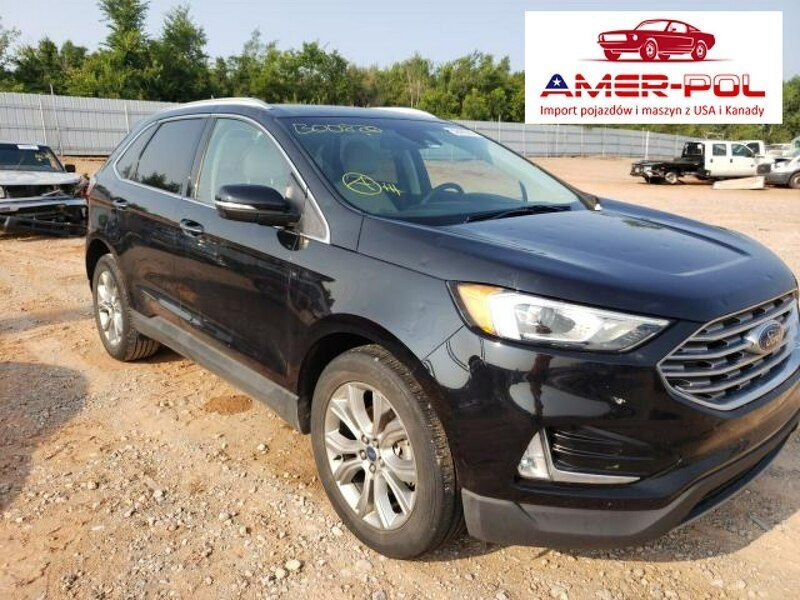 Czarny Używany 2019 Ford Edge Titanium SUV | 88 000 zł - Obraz 1/4