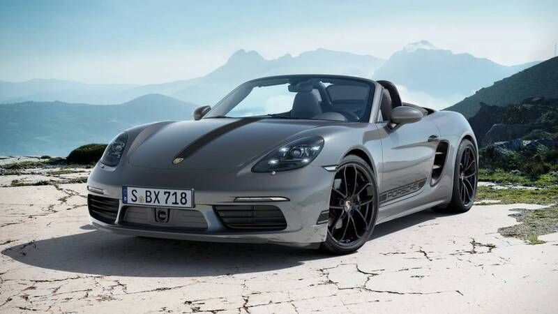 Agate grey metallic Używany 2024 Porsche 718 Boxster Edition | 398 718 zł - Obraz 1/4