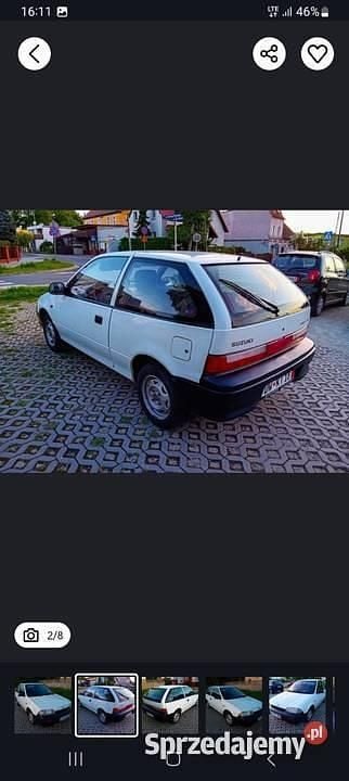 Używany Suzuki Swift 1993 Biały Hatchback