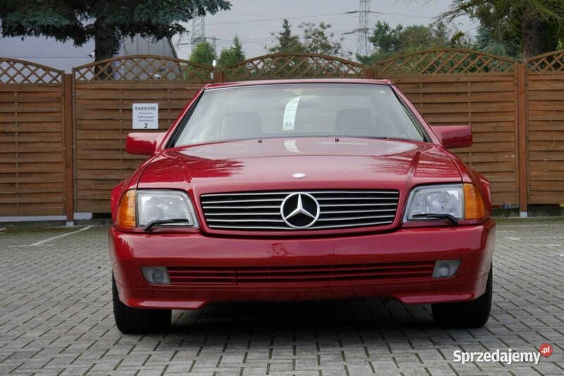 Czerwony Używany 1994 Mercedes SL500 Kabriolet | 144 000 zł - Obraz 1/4