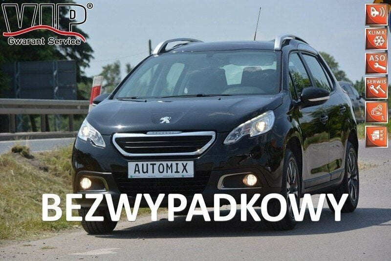 Czarny Używany 2016 Peugeot 2008 SUV | 29 800 zł (Dobra cena) - Obraz 1/4