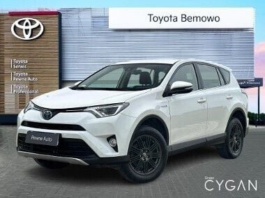 Biały Używany 2018 Toyota RAV4 Hybrid Premium SUV | 89 900 zł (Dobra cena) - Obraz 1/3