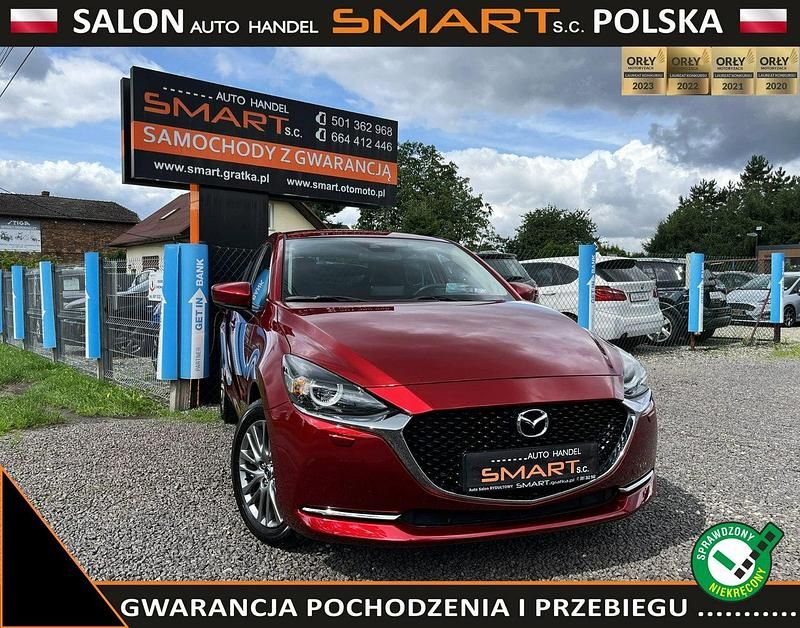 Czerwony Używany 2022 Mazda 2 Hatchback | 79 900 zł (Drogi) - Obraz 1/4