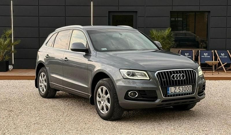 Szary (metalik) Używany 2014 Audi Q5 SUV | 62 800 zł (Dobra cena) - Obraz 1/3