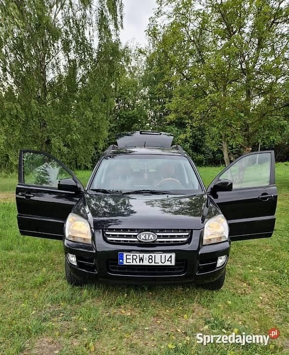 Czarny Używany 2006 Kia Sportage 2 SUV | 17 200 zł (Uczciwa cena) - Obraz 1/4