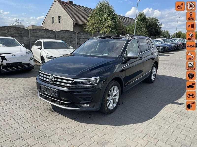 Czarny (metalik) Używany 2019 VW Tiguan Allspace SUV | 65 900 zł - Obraz 1/4