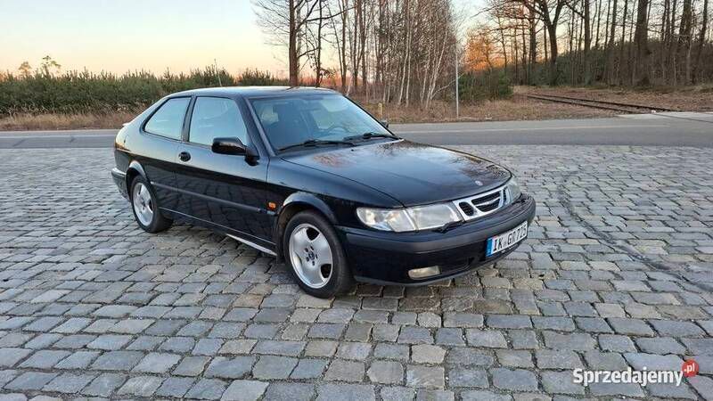 Czarny Używany 1999 Saab 9-3 Coupe | 12 900 zł - Obraz 1/4