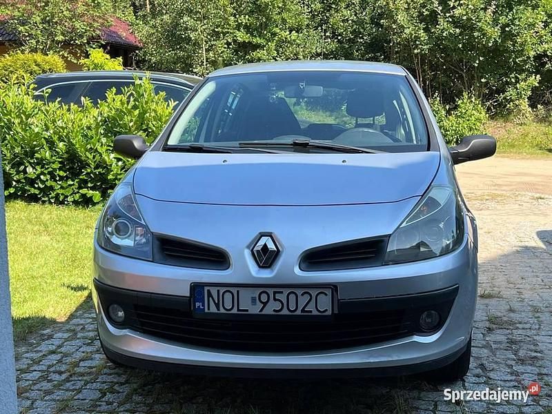 Srebrny Używany 2008 Renault Clio II Hatchback | 6999 zł (Uczciwa cena) - Obraz 1/4