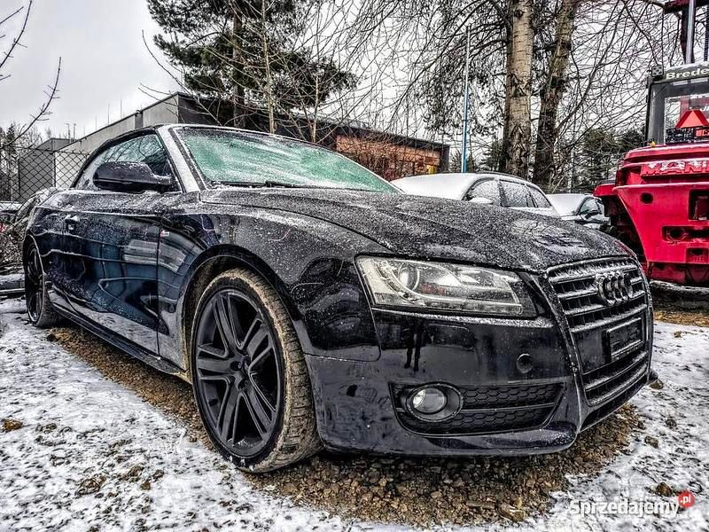 Używany Audi A5 Cabriolet S-Line 2009 Czarny Kabriolet