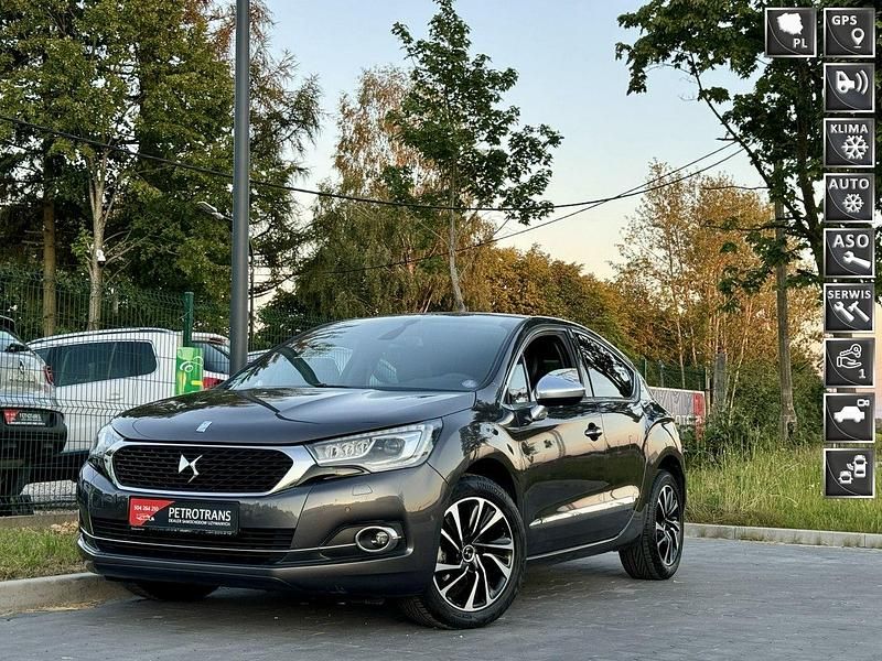 Szary (metalik) Używany 2018 DS Automobiles DS4 Hatchback | 39 900 zł - Obraz 1/4
