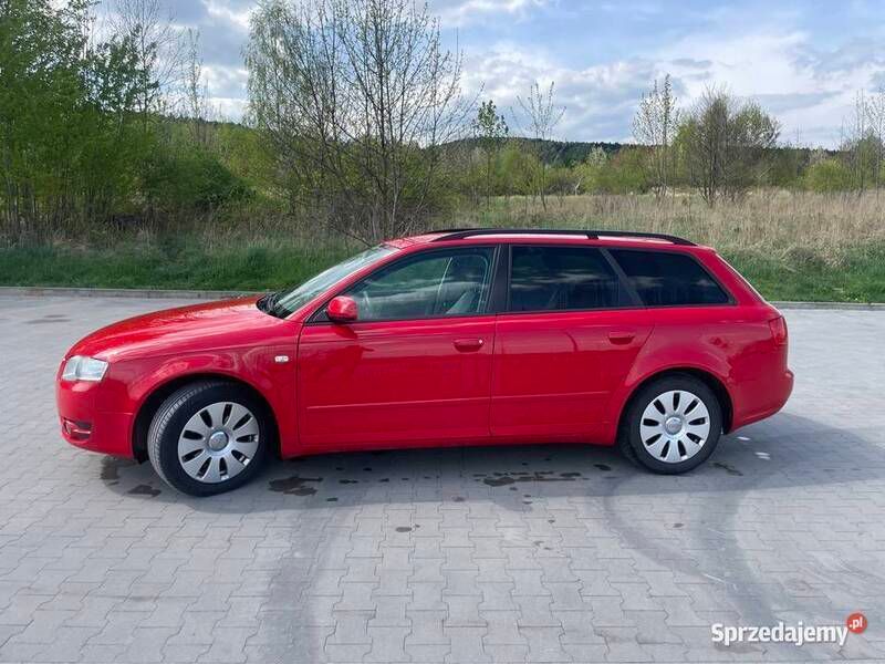 Czerwony Używany 2005 Audi A4 Kombi | 13 500 zł (Uczciwa cena) - Obraz 1/4