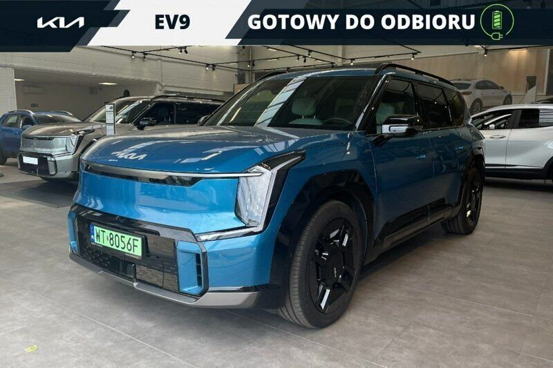 Niebieski (metalik) Używany 2023 Kia EV9 2 SUV | 279 900 zł - Obraz 1/4