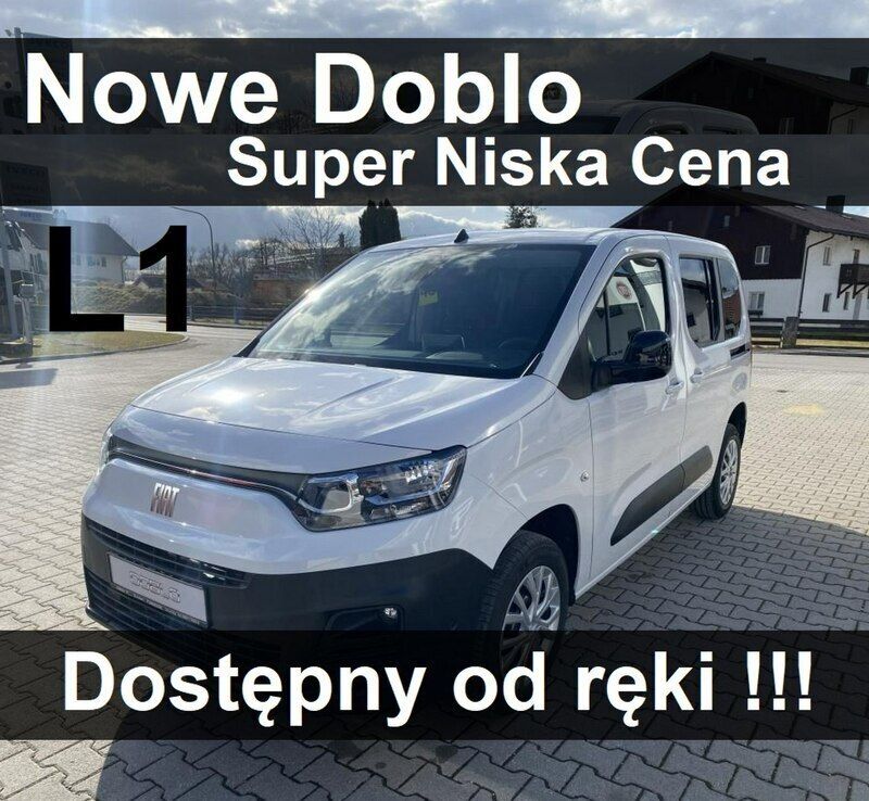 Biały Nowe 2024 Fiat Doblò Minivan | 98 432 zł (Uczciwa cena) - Obraz 1/4