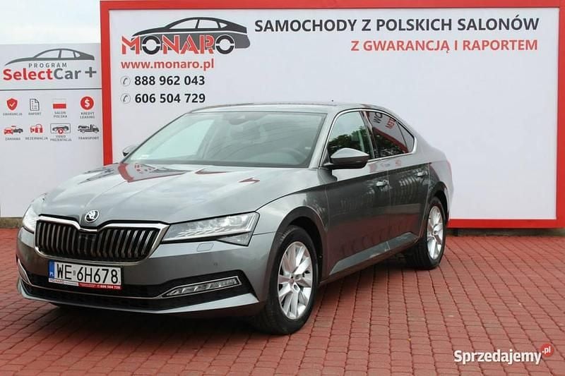 Używany Skoda Superb Ambition 150 KM (110 kW) 2022 Szary Sedan/Limuzyna