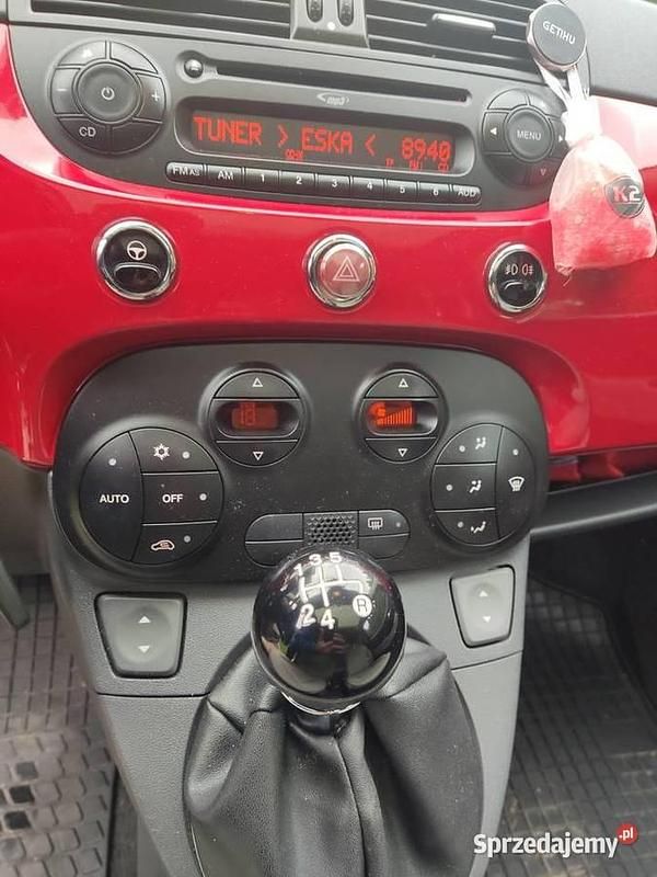 Używany Fiat 500 2009 Czerwony Hatchback