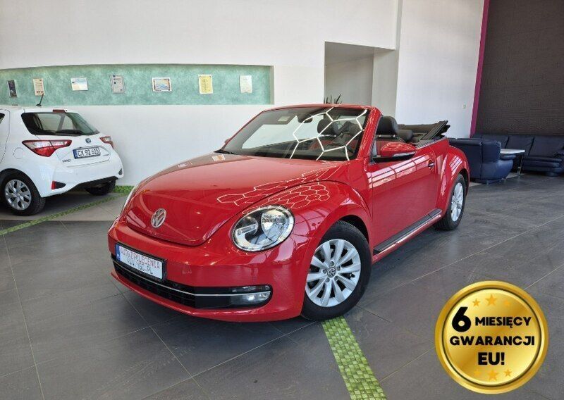 Czerwony Używany 2015 VW Beetle Kabriolet | 49 900 zł - Obraz 1/4