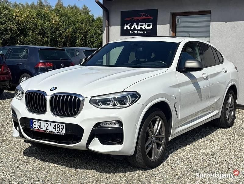 Biały Używany 2021 BMW X4 SUV | 192 990 zł (Uczciwa cena) - Obraz 1/4
