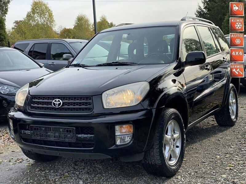 Używany Toyota RAV4 150 KM (110 kW) 2003 Czarny (metalik) SUV