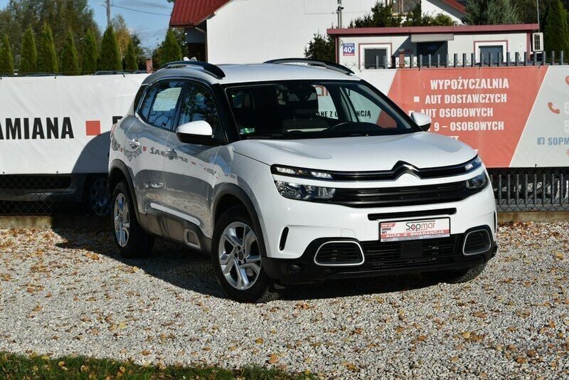 Biały Używany 2019 Citroën C5 Aircross SUV | 49 900 zł (Uczciwa cena) - Obraz 1/4