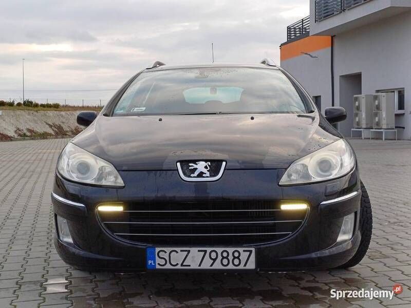Czarny Używany 2007 Peugeot 407 Kombi | 14 500 zł - Obraz 1/4