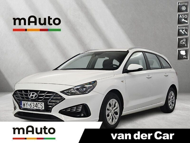 Biały Używany 2022 Hyundai i30 Kombi | 67 900 zł (Uczciwa cena) - Obraz 1/4