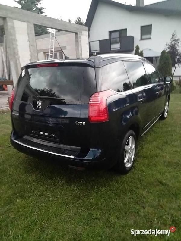 Granatowy Używany 2010 Peugeot 5008 Minivan | 27 900 zł - Obraz 1/4