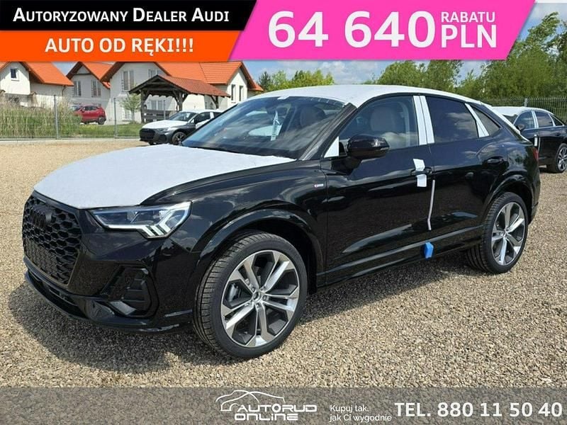 Czarny (metalik) Nowe 2025 Audi Q3 Sportback SUV | 198 900 zł (Super Cena) - Obraz 1/4
