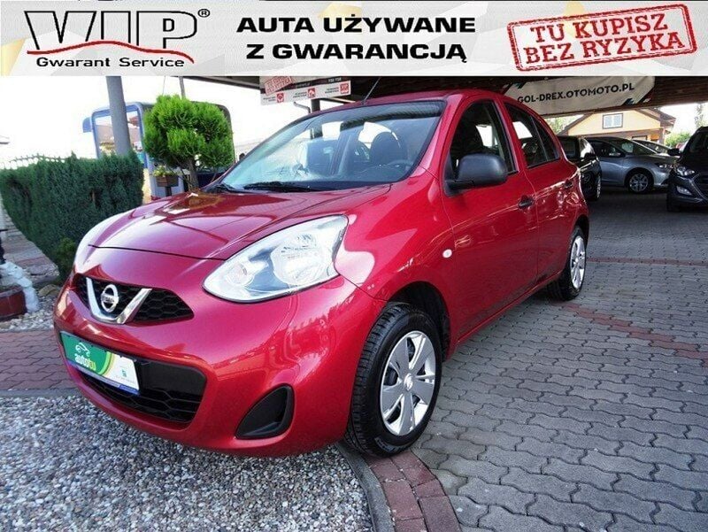 Używany Nissan Micra 80 KM (58 kW) 2016 Bordowy Hatchback