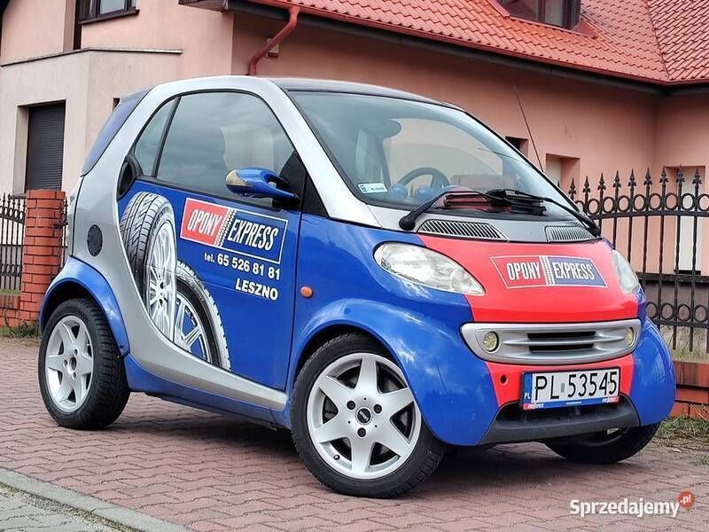 Niebieski Używany 2000 Smart ForTwo Coupé Pulse Coupe | 6900 zł - Obraz 1/4