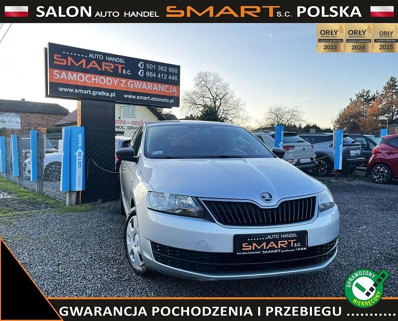Srebrny Używany 2014 Skoda Rapid Sedan/Limuzyna | 19 900 zł (Dobra cena) - Obraz 1/4
