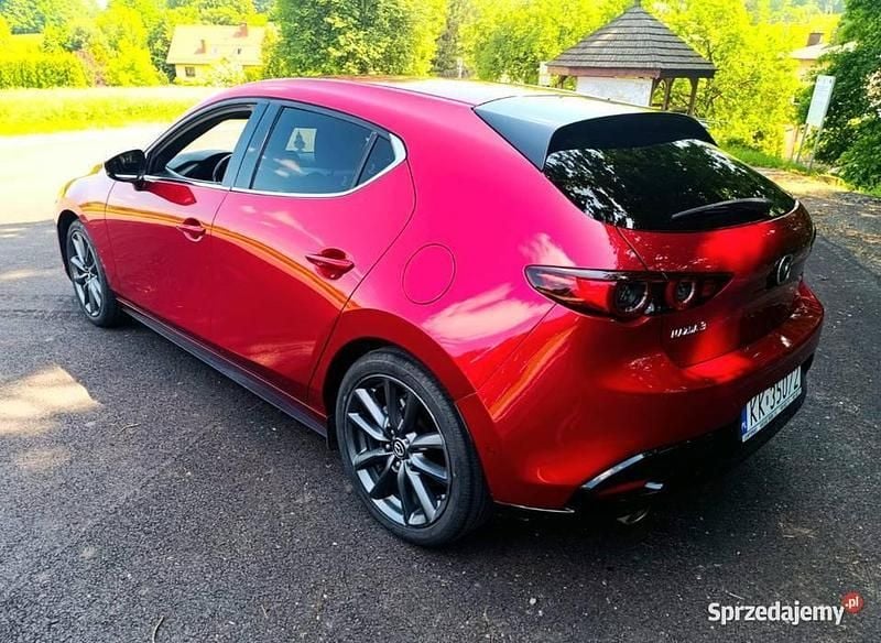 Używany Mazda 3 122 KM (89 kW) 2019 Bordowy Hatchback