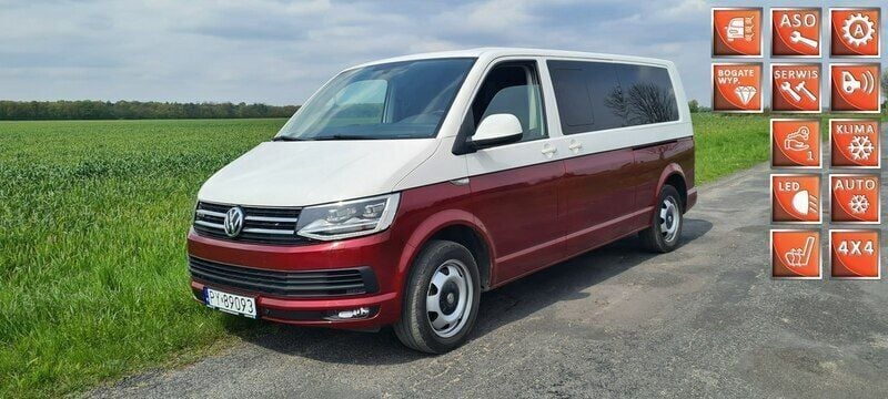 Bordowy Używany 2019 VW Caravelle Minivan | 119 000 zł (Super Cena) - Obraz 1/4