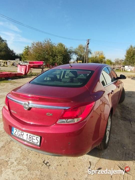 Używany Opel Insignia 2009 Czerwony Sedan/Limuzyna