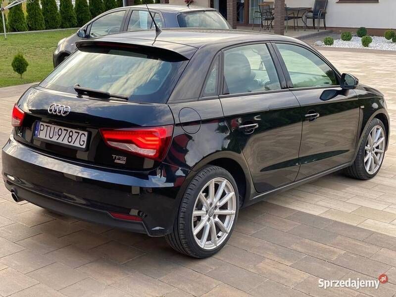 Używany Audi A1 S-Line 95 KM (69 kW) 2017 Czarny Hatchback