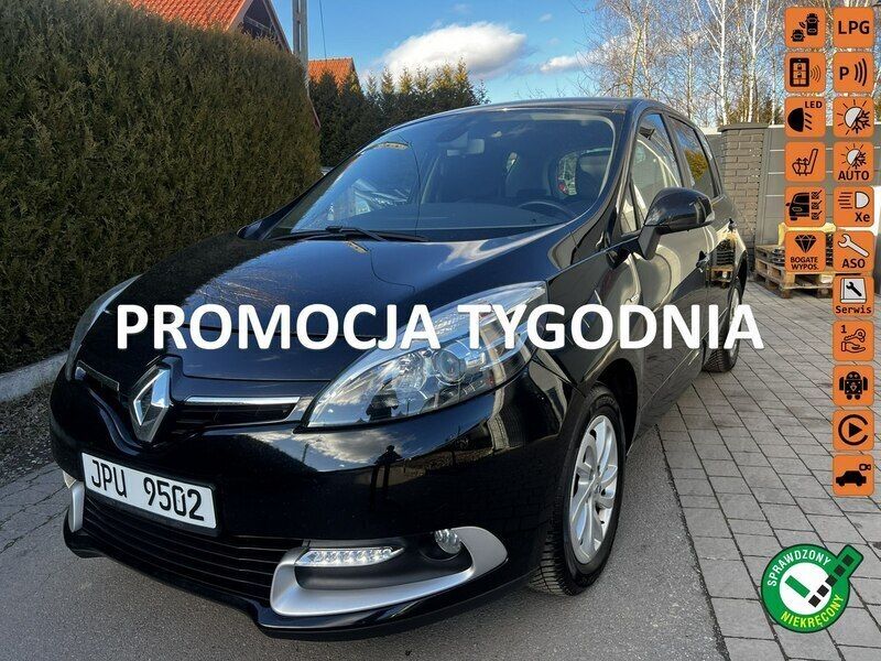 Czarny Używany 2016 Renault Scénic III LIMITED Minivan | 29 999 zł (Dość drogi) - Obraz 1/4