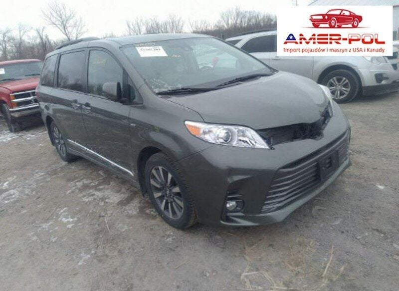 Używany Toyota Sienna XLE 296 KM (217 kW) 2019 Zielony Minivan