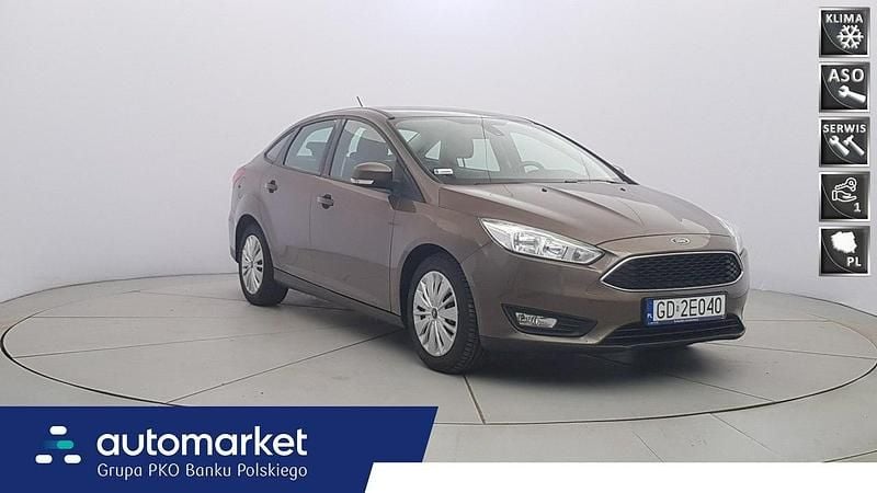 Brązowy Używany 2018 Ford Focus Trend Sedan/Limuzyna | 34 850 zł (Super Cena) - Obraz 1/4