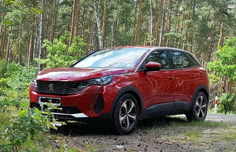 Czerwony Używany 2021 Peugeot 3008 Active SUV | 77 790 zł (Uczciwa cena) - Obraz 1/4
