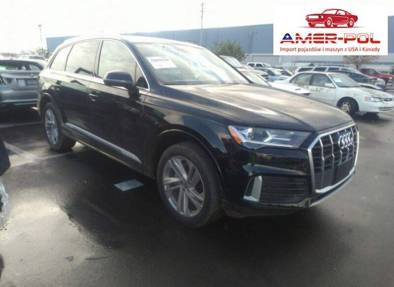 Czarny Używany 2021 Audi Q7 Premium SUV | 188 000 zł - Obraz 1/4