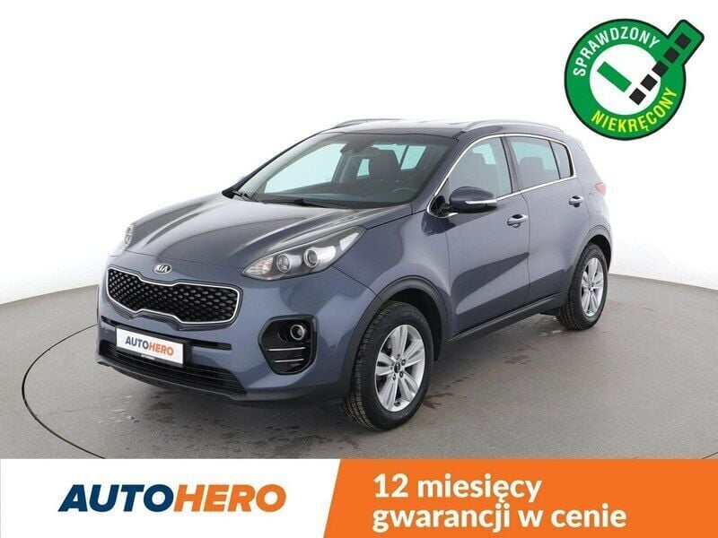Niebieski Używany 2018 Kia Sportage DREAM-TEAM Edition SUV | 62 300 zł (Uczciwa cena) - Obraz 1/3