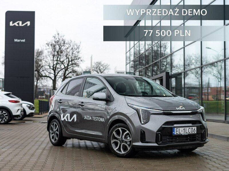 Szary (metalik) Używany 2024 Kia Picanto 2 Hatchback | 77 500 zł (Uczciwa cena) - Obraz 1/4