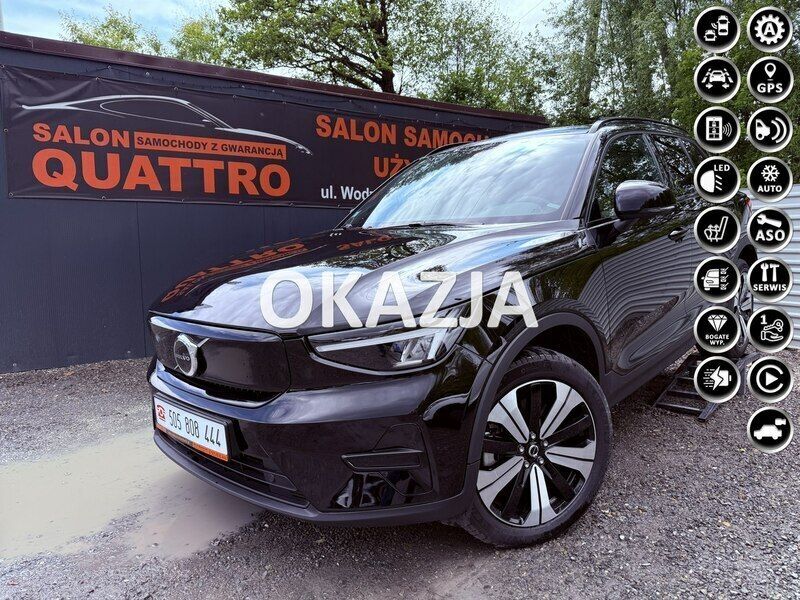 Czarny Używany 2022 Volvo XC40 SUV | 111 900 zł - Obraz 1/4