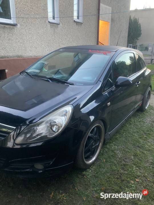 Czarny Używany 2008 Opel Corsa Hatchback | 14 000 zł (Drogi) - Obraz 1/4