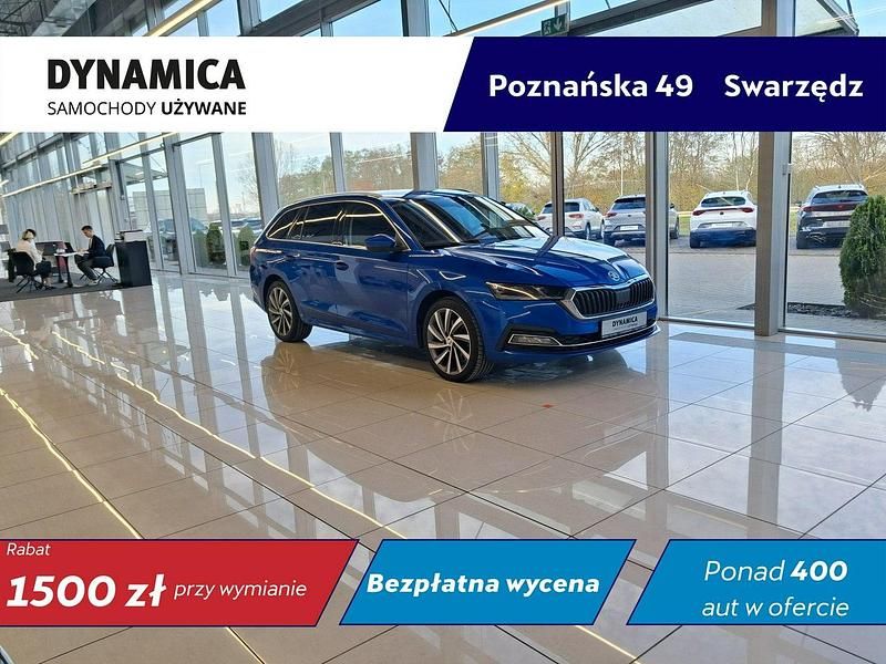 Niebieski (metalik) Używany 2022 Skoda Octavia Style Kombi | 88 900 zł (Drogi) - Obraz 1/4