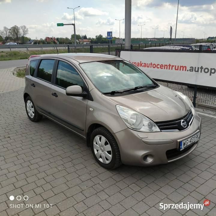 Brązowy Używany 2011 Nissan Note Minivan | 24 800 zł (Drogi) - Obraz 1/4