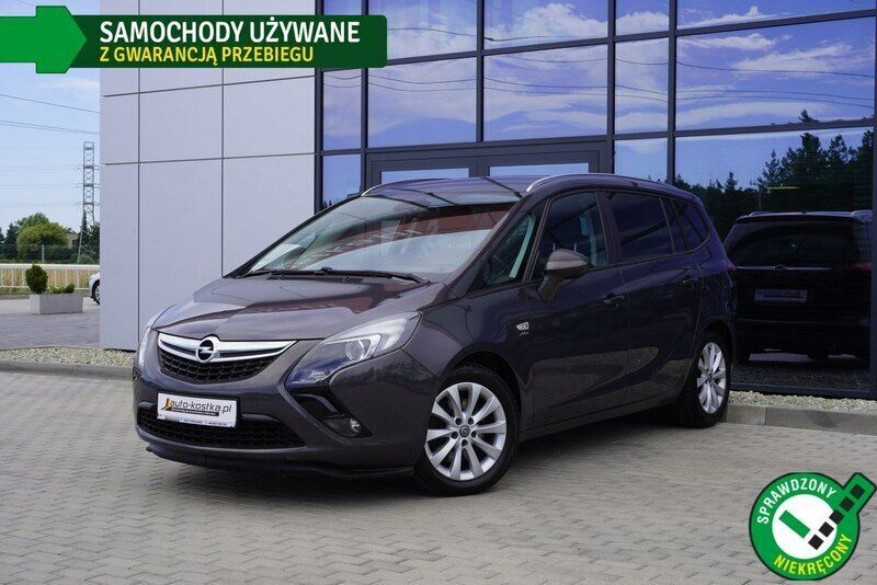 Szary (metalik) Używany 2014 Opel Zafira Minivan | 40 999 zł (Drogi) - Obraz 1/3
