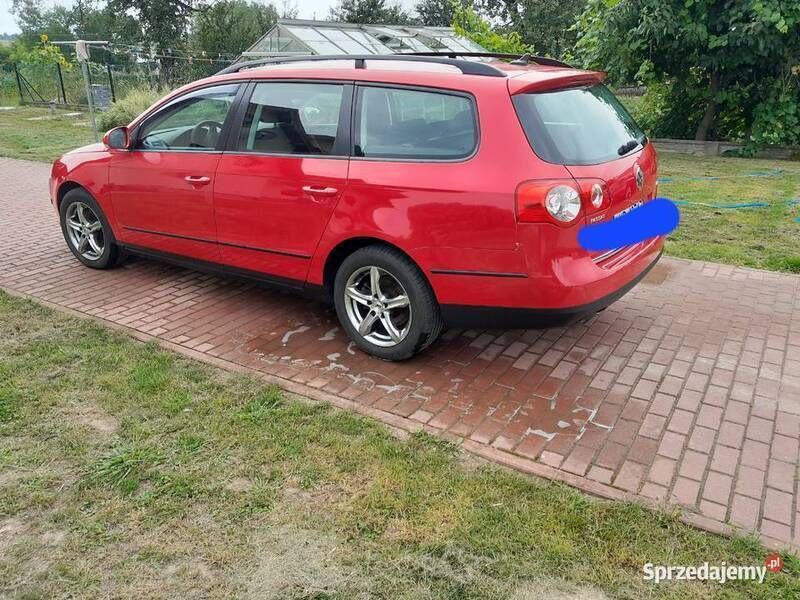 Używany VW Passat 2007 Czerwony Sedan/Limuzyna