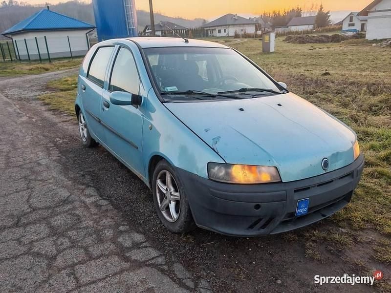 Niebieski Używany 2002 Fiat Punto Hatchback | 1000 zł (Dobra cena) - Obraz 1/2