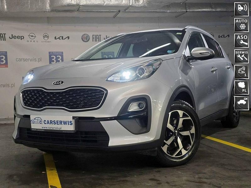 Srebrny (metalik) Używany 2021 Kia Sportage SUV | 74 900 zł (Uczciwa cena) - Obraz 1/4
