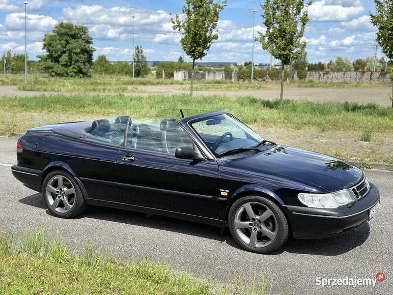Granatowy Używany 1997 Saab 900 Cabriolet Kabriolet | 29 900 zł - Obraz 1/4